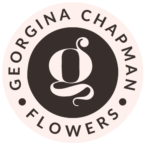 Georgina Chapman grey logo light orange background new 500px